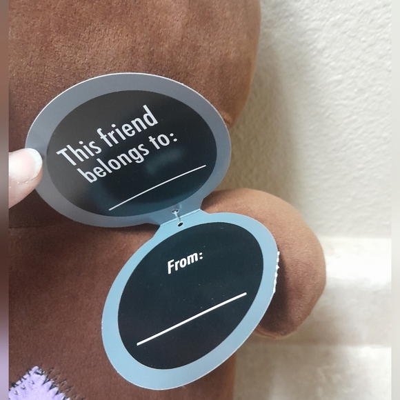 Brown Teddy Bear Kids Plush Toy NWT Size:OS  Seasonal Collection - Picture 3 of 8